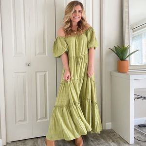 Solai Tiered Maxi Dress